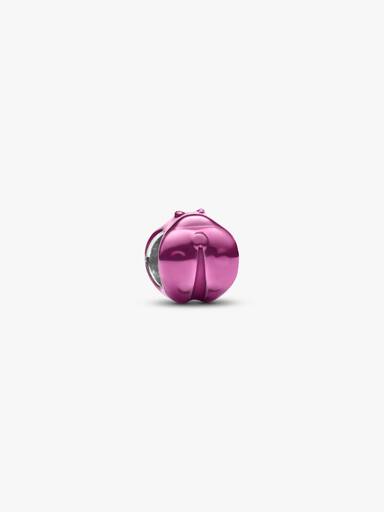Rózsaszín katica mini charm