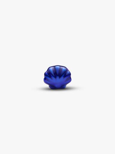 Kék kagyló mini charm