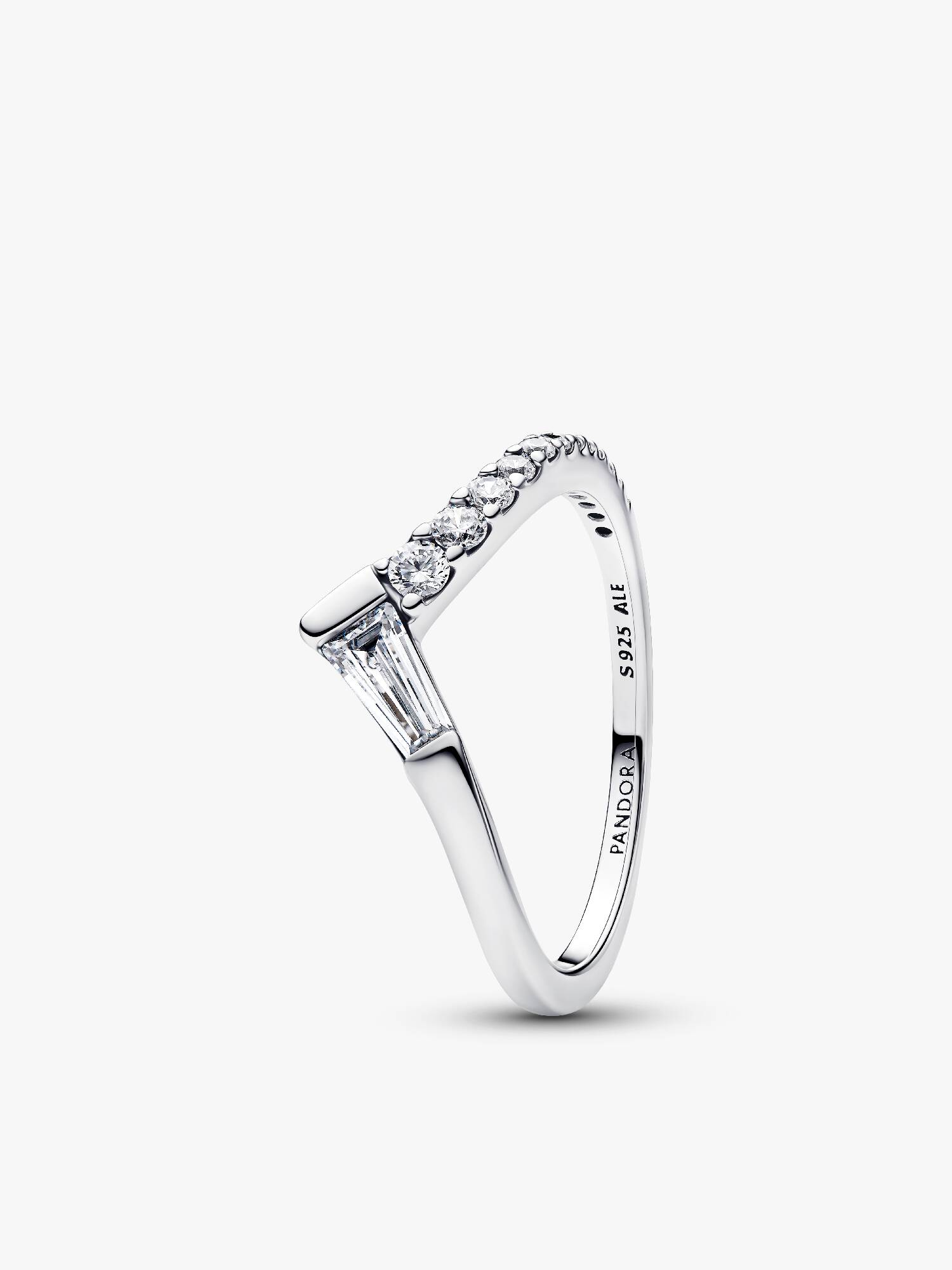 Tiara baguette pavé karikagyűrű