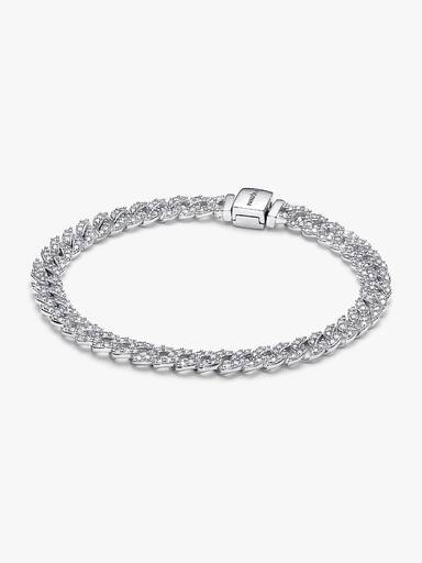 Pandora Timeless Pavé kubai láncos karkötő