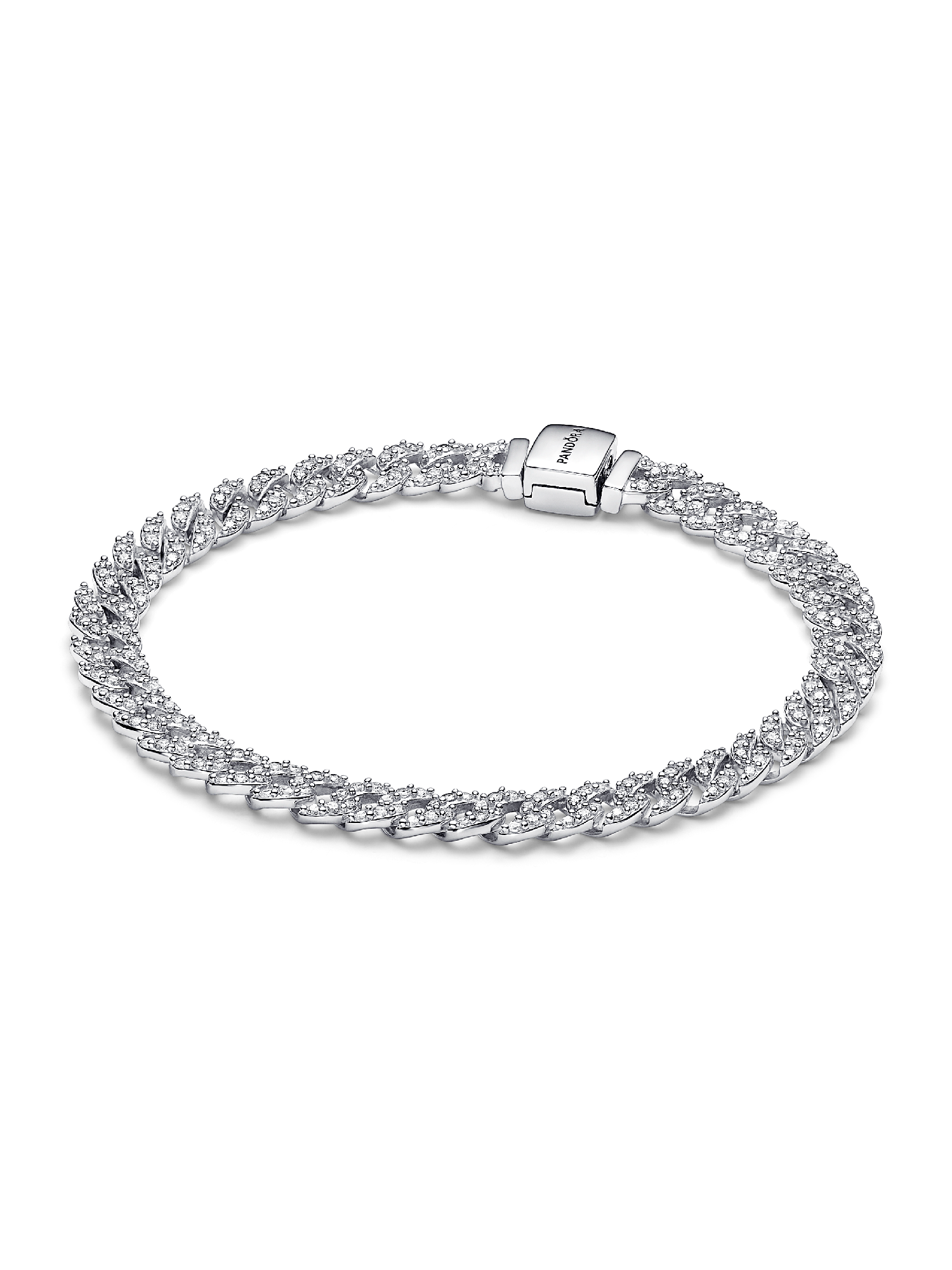 Pandora Timeless Pavé kubai láncos karkötő
