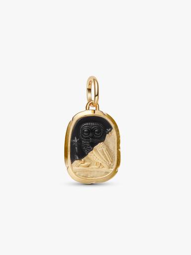 Bagoly medál charm