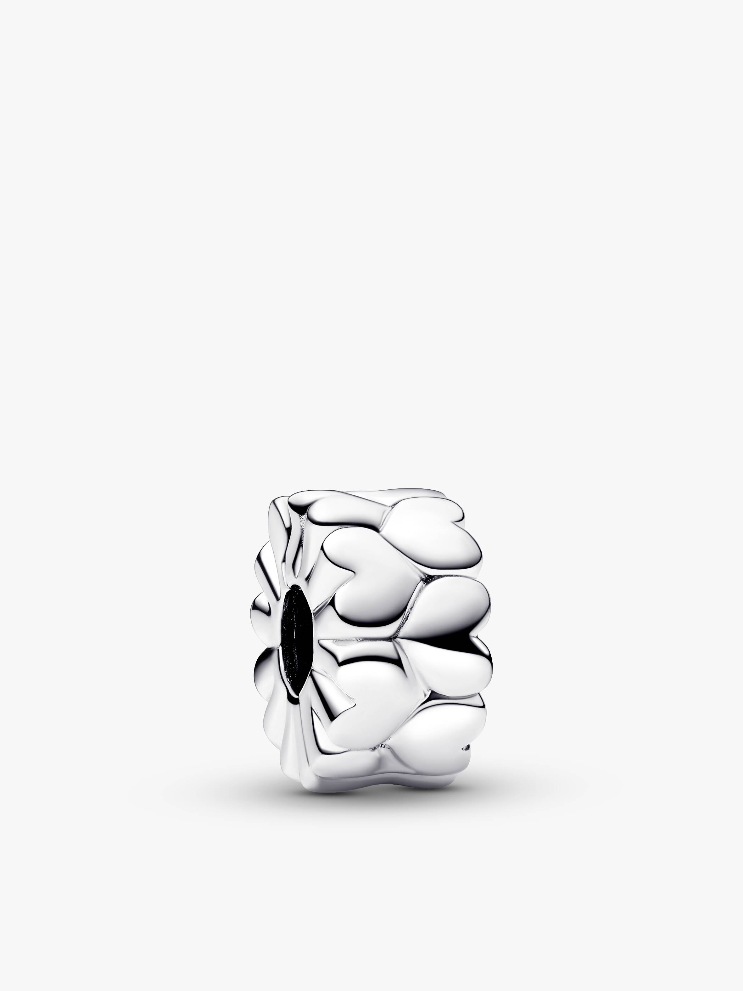 Szívmintás klip charm