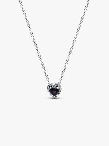 Kiemelt szív collier nyaklánc
