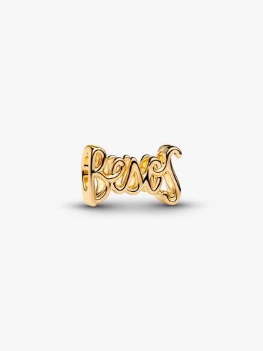 Besos felirat charm