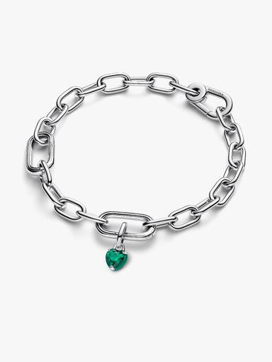 Zöld csakra szív mini függő charm