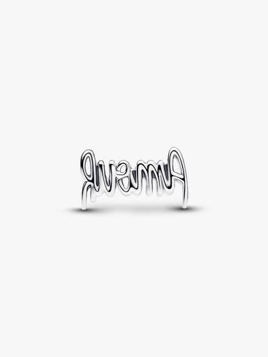 Amour felirat charm