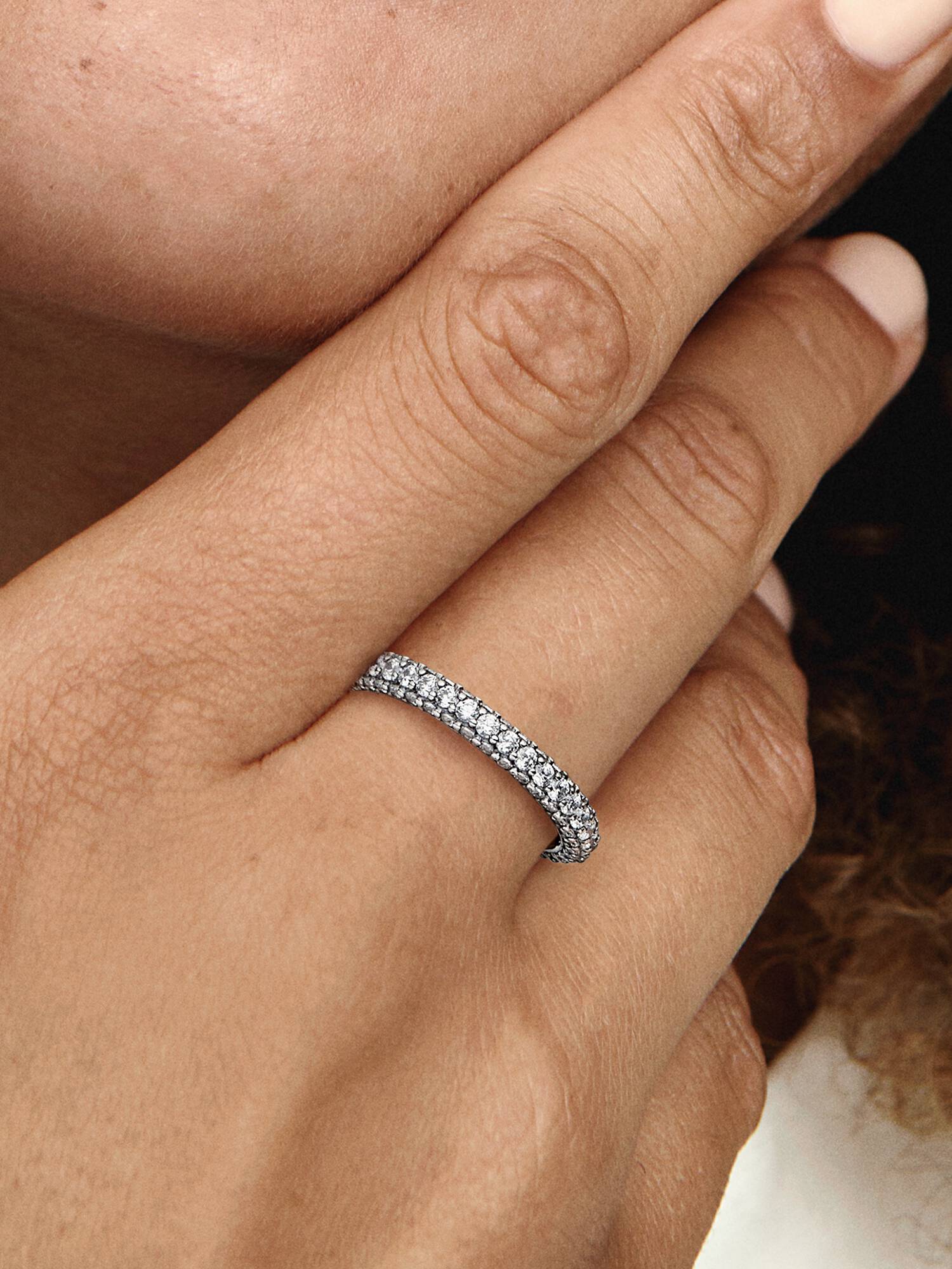 Pandora Timeless Pavé egysoros gyűrű