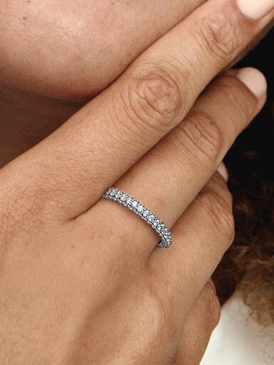Pandora Timeless Pavé egysoros gyűrű