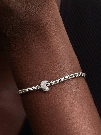 Texturált hold mini charm