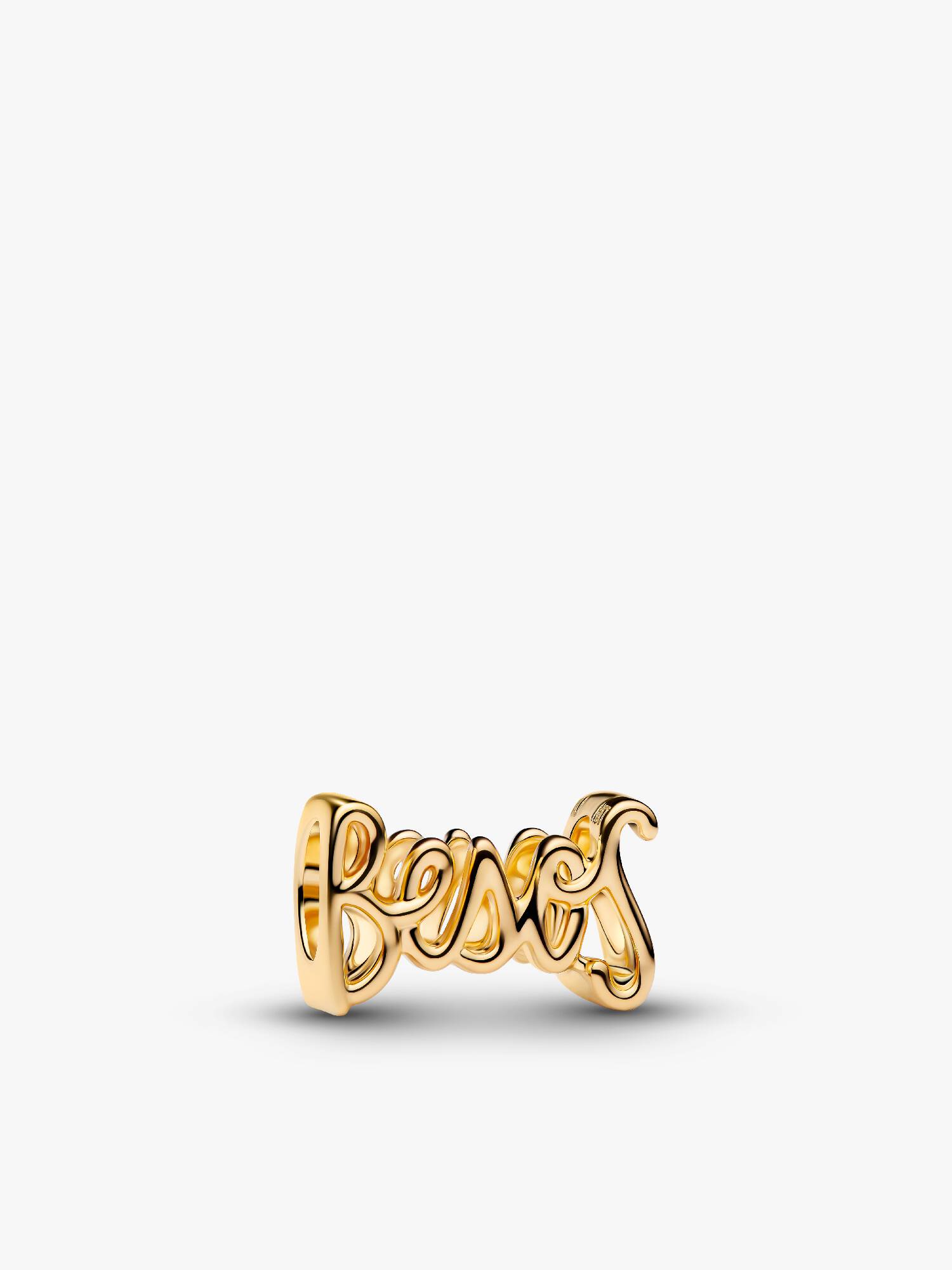 Besos felirat charm